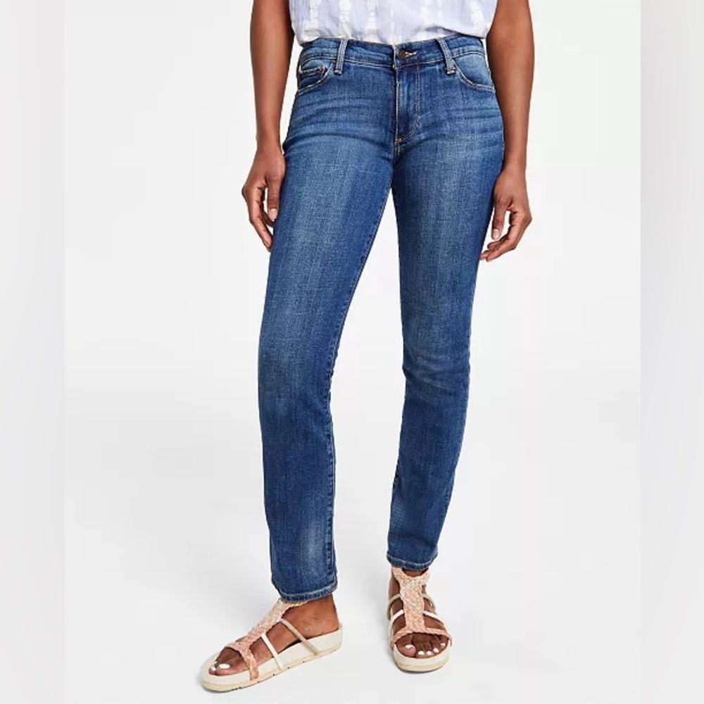 NWT Lucky Brand Women’s Sweet Straight Leg Mid-Rise Blue Jeans Denim 32 14